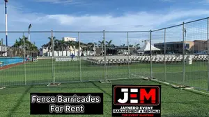 Jaynero Fence Barricade Rentals