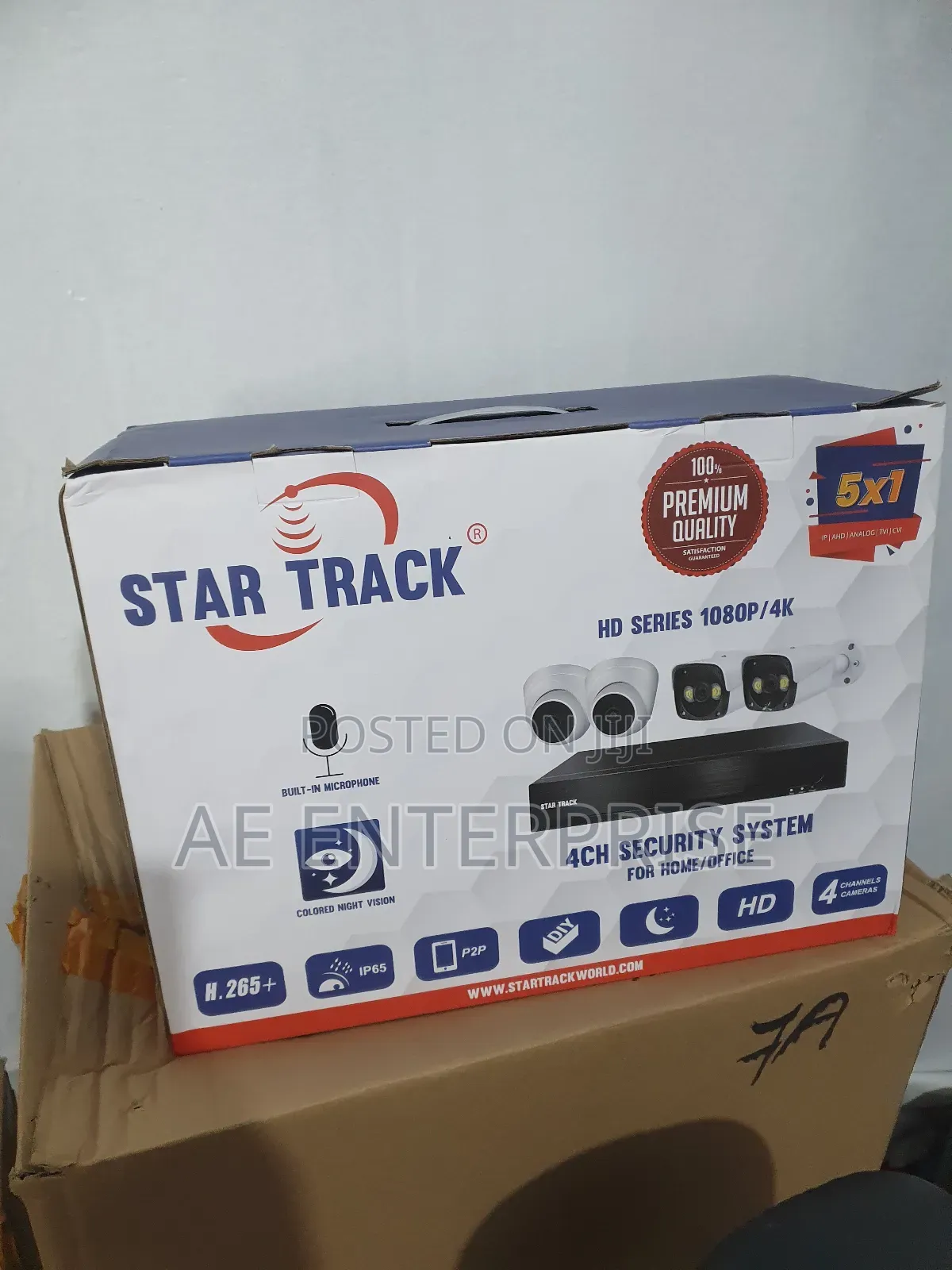 Complete CCTV Camera With 4 Cameras