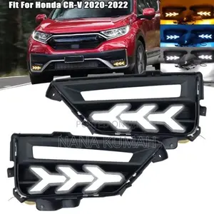 DRL Led Fog Lights Honda CRV 2020 to 2022.