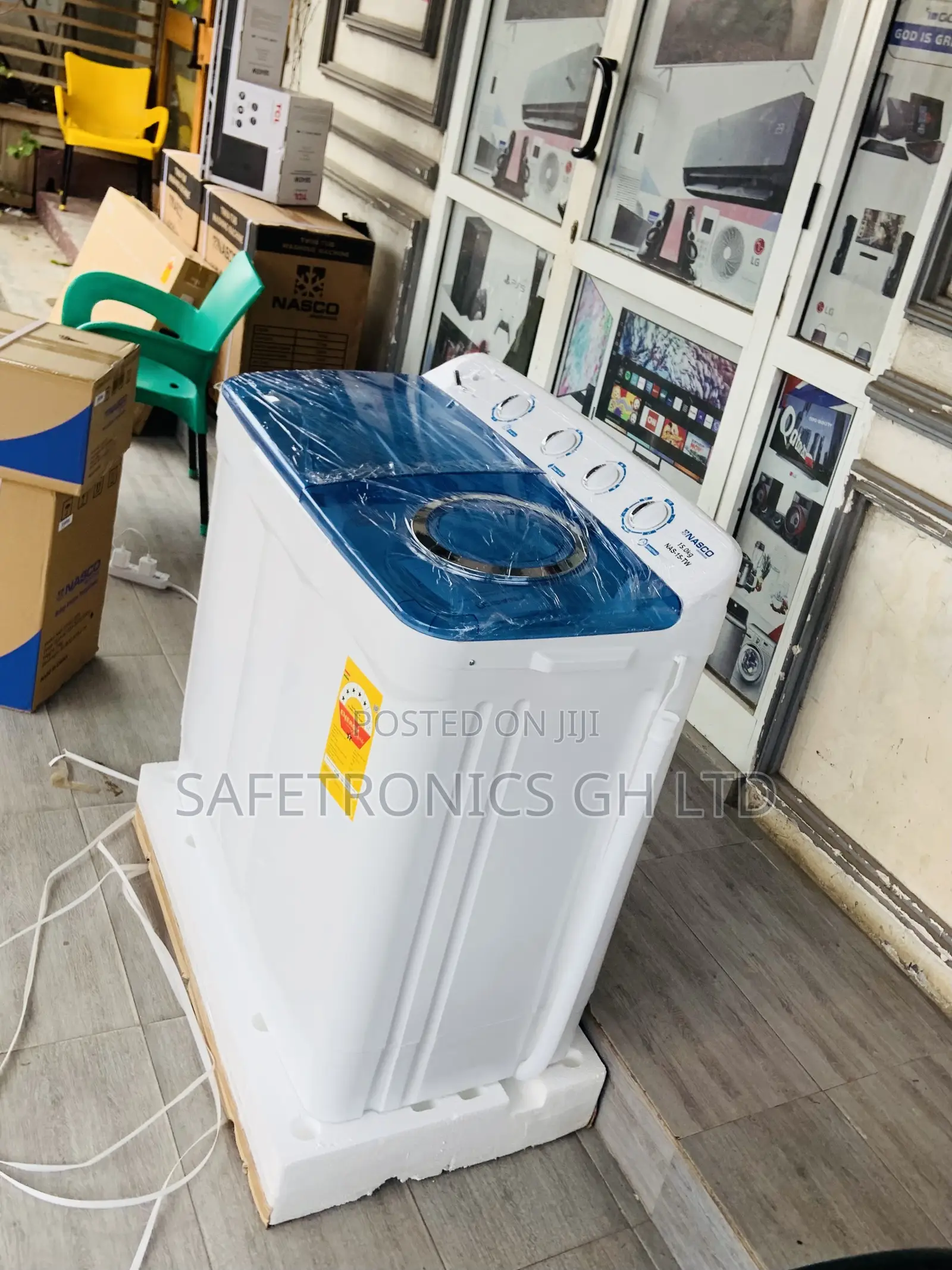 Nasco Accurate 15.0kg Semiauto Topload Washingmachine
