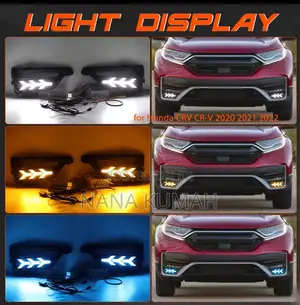 DRL Led Fog Lights Honda CRV 2020 to 2022.