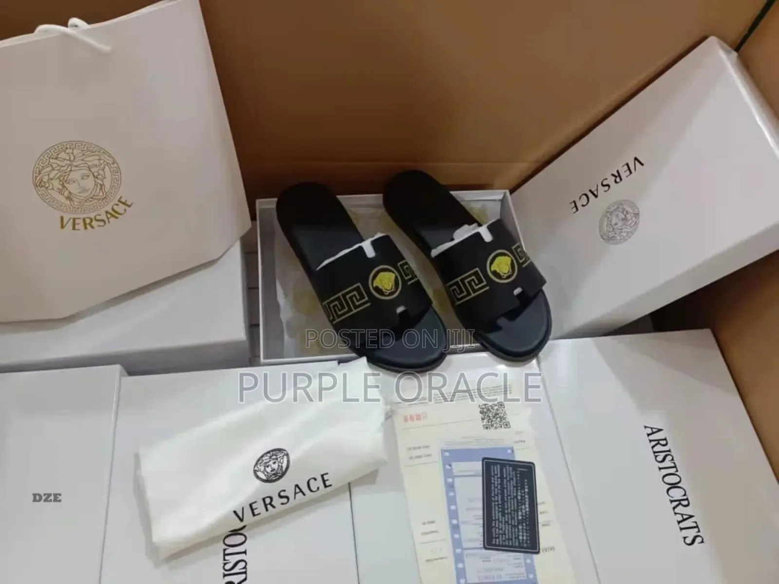 Versace Pam Breathable Slides
