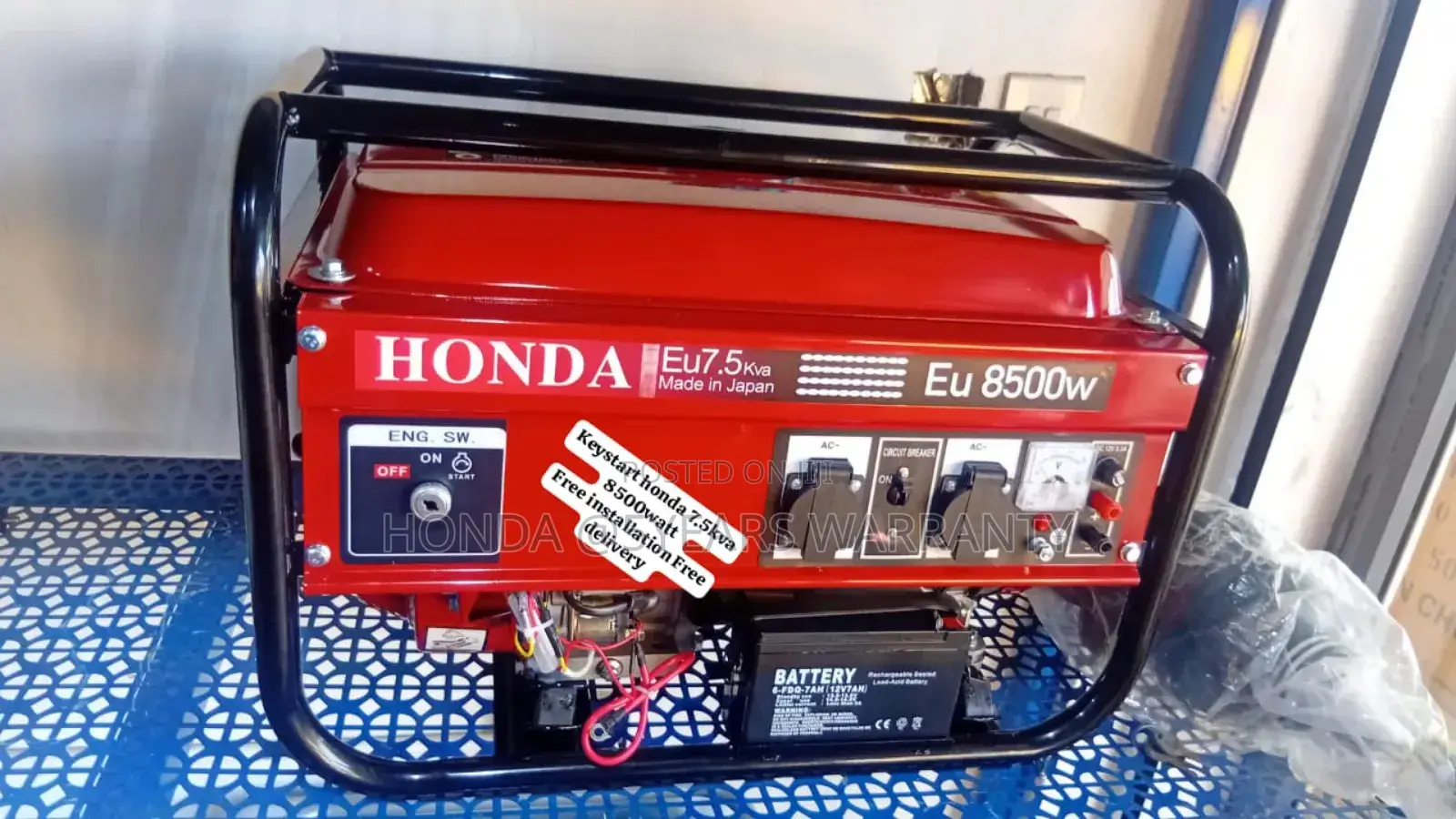 Best Energy Practice Honda 7.5kva 8500watt Petrol 7.5kva