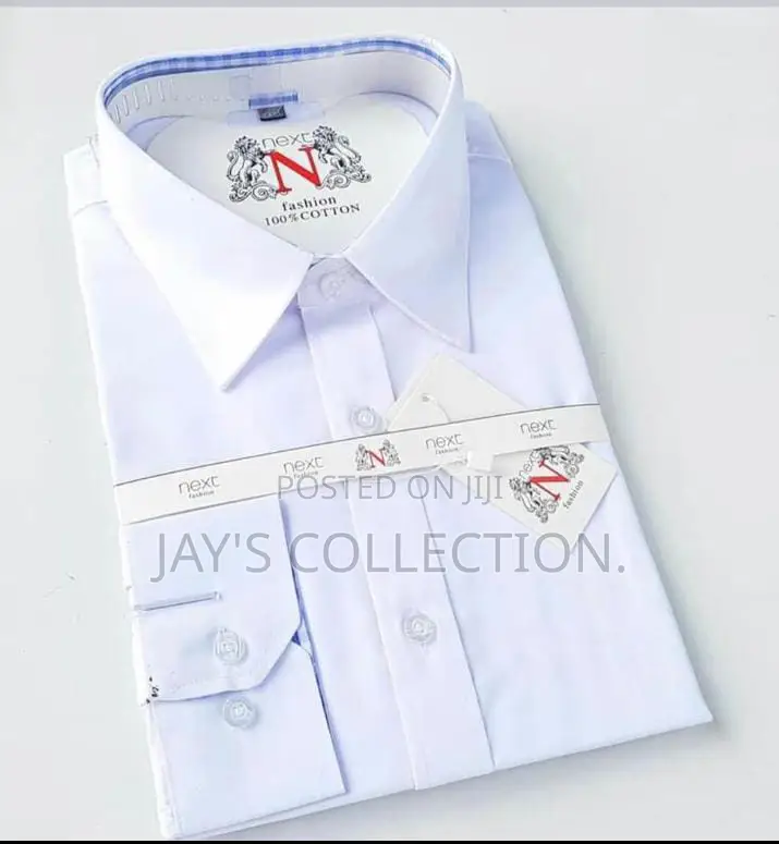 Original Next White Longs Sleeve Shirt
