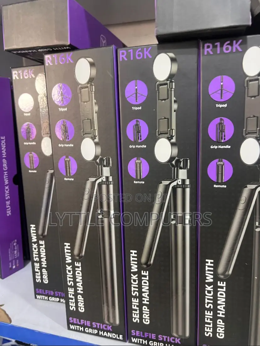 R16k Selfie Stick With Grip Handle