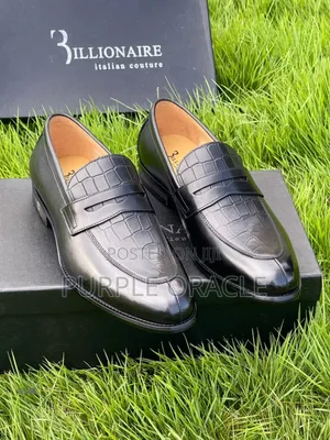 Photo - Billionaire Italian Couture Leather Loafers