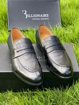 Billionaire Italian Couture Leather Loafers