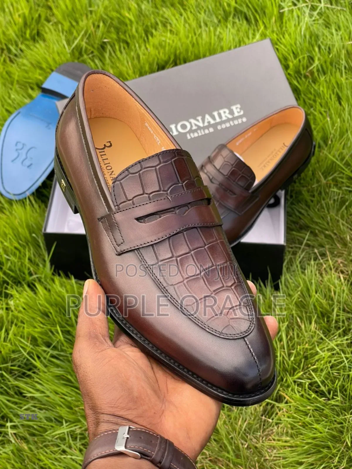 Billionaire Italian Couture Leather Loafers