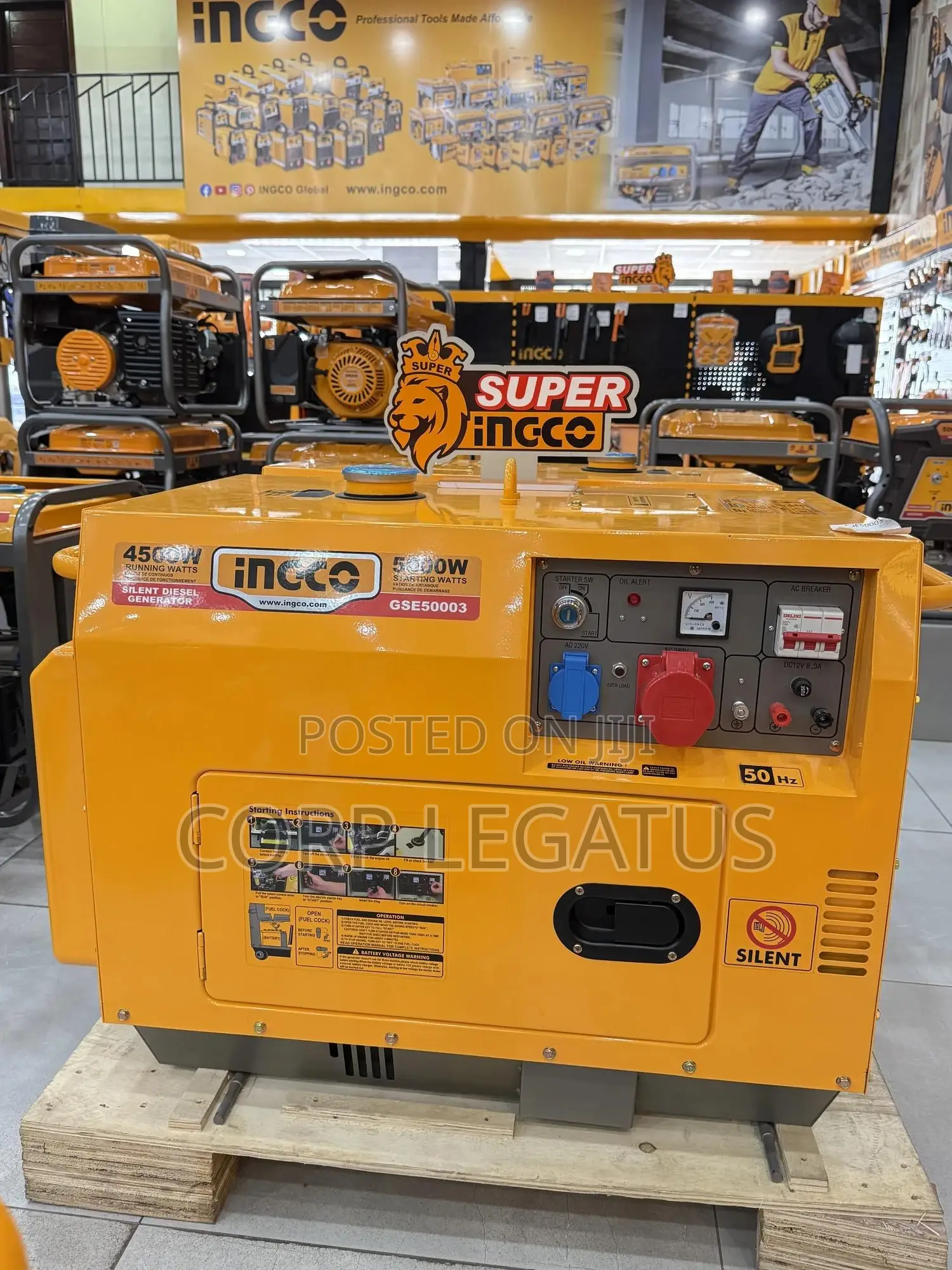 Ingco 5kw Silent Diesel Generator