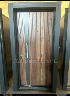 Heavy Single Entrance Security Door Complete in Box