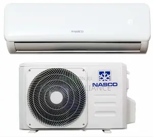 Nasco Split Ac 1.5 Hp With R410 Gas Sleek White Design