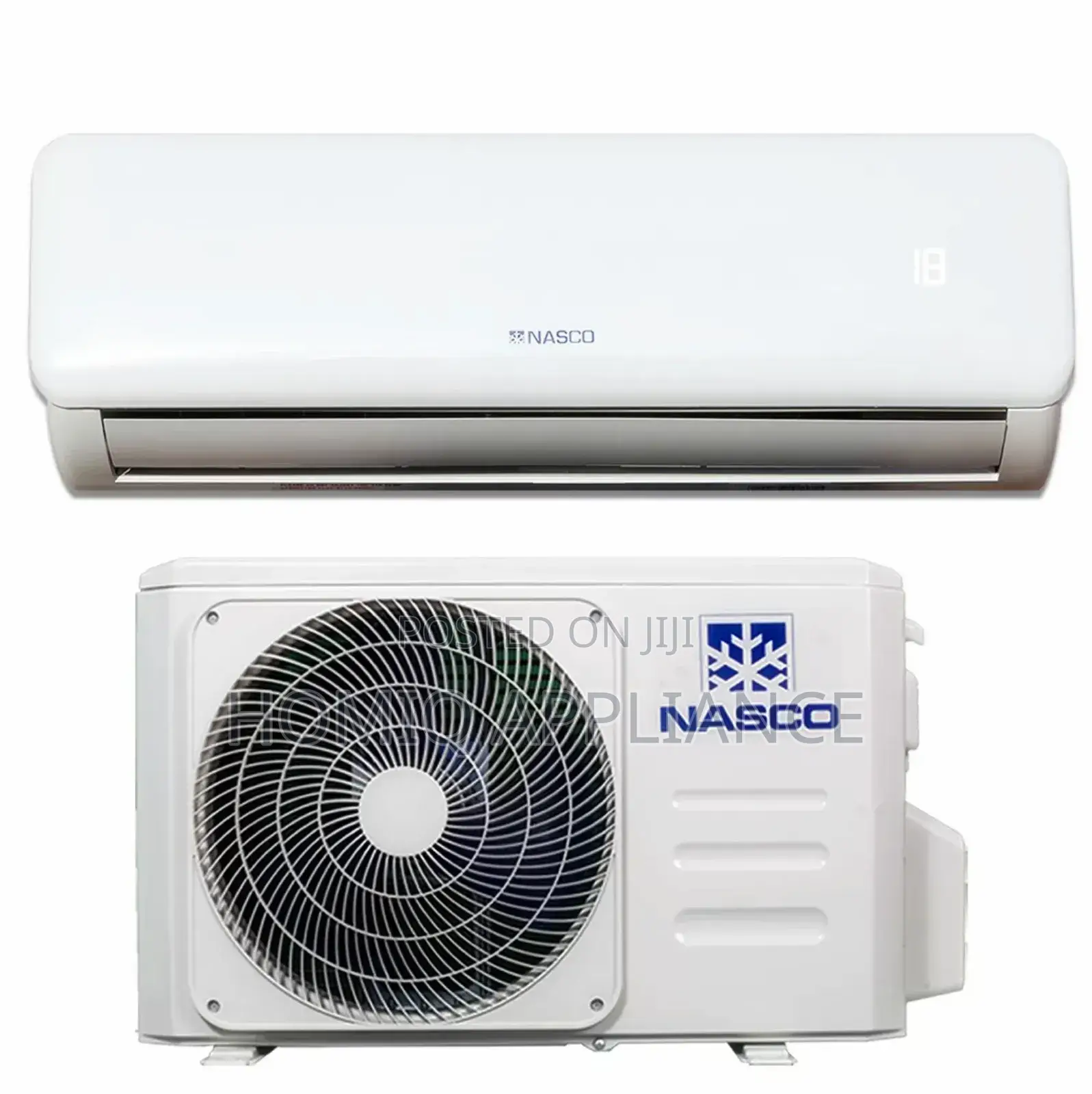 Efficient Cooling Nasco 1.5 Hp Split Ac Featuring R410 Gas