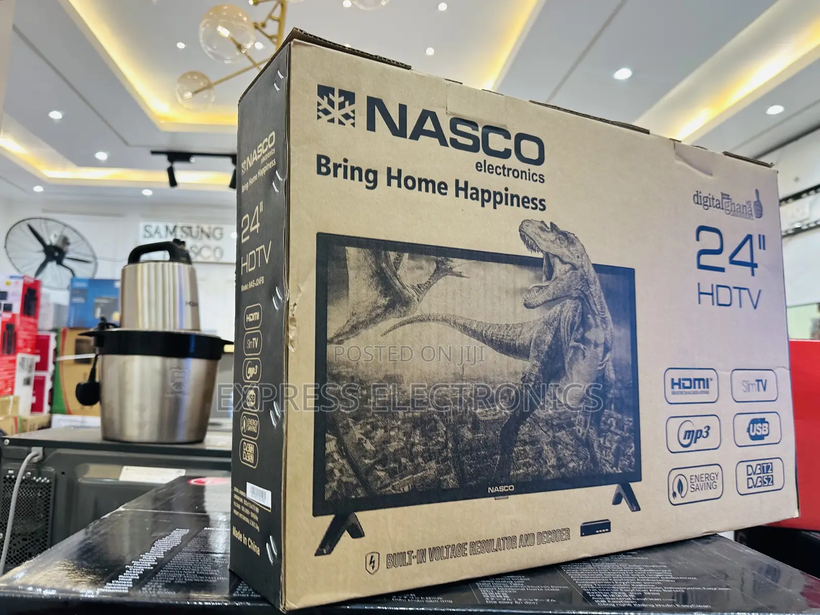 Sleek Slim Hd Satellite 24”Nasco Television
