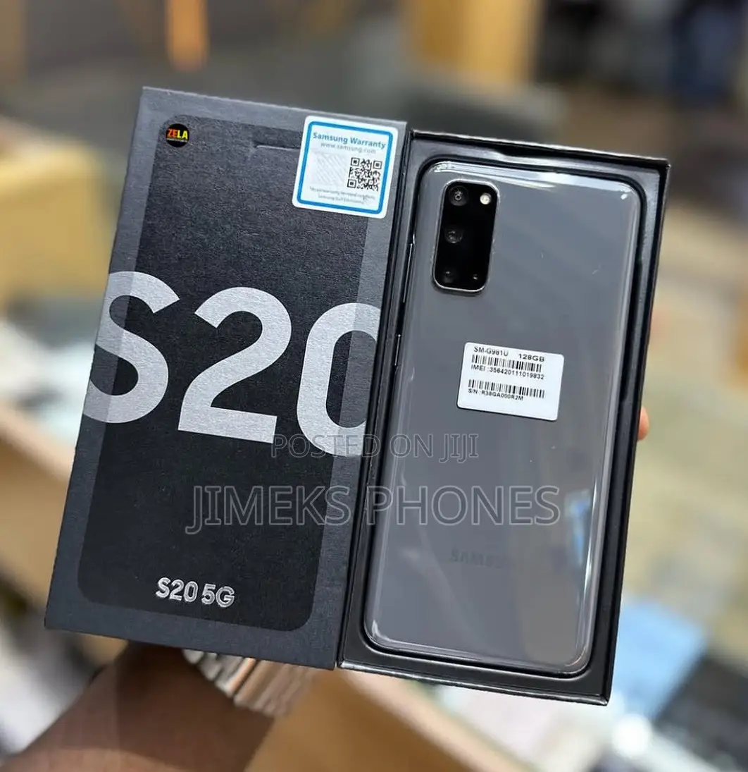 New Samsung Galaxy S20 128 GB Gray