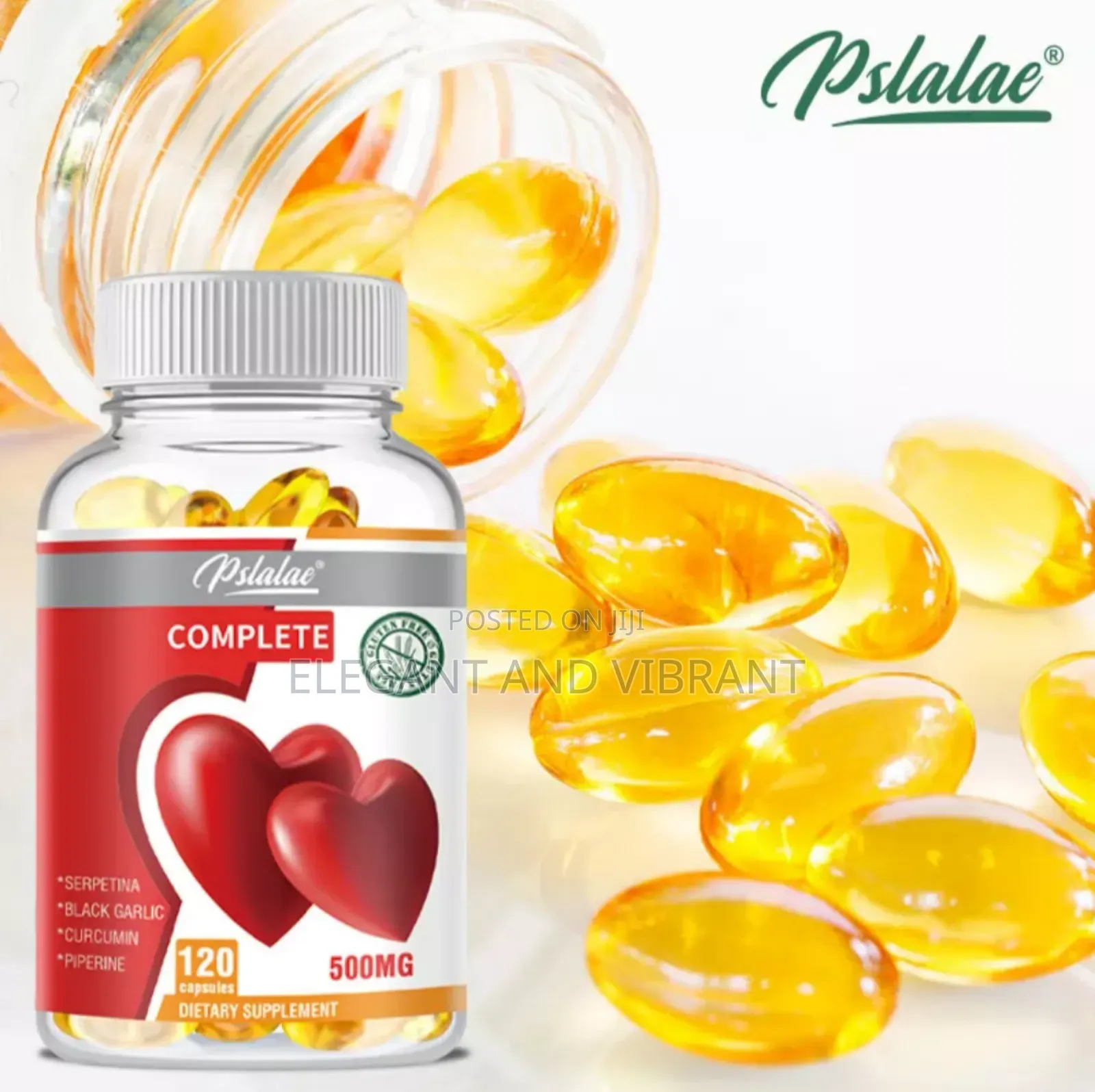 Serpentina 60 Caps500mg - Black Garlic - Lower Blood Sugar