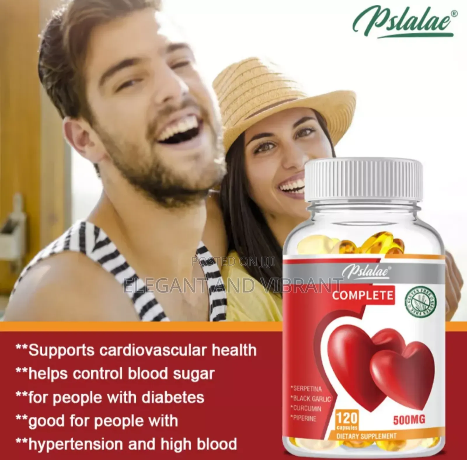 Serpentina 60 Caps500mg - Black Garlic - Lower Blood Sugar