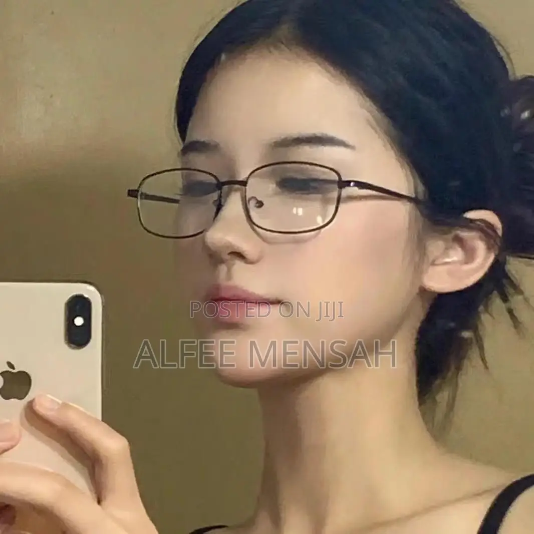 Gold Wire Small Square Glasses Frame Japanese Style