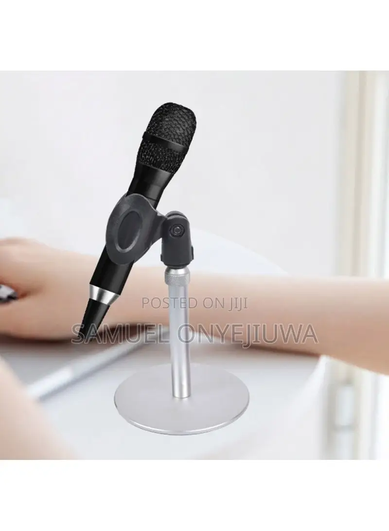 Round Base Table Top Microphone Stand