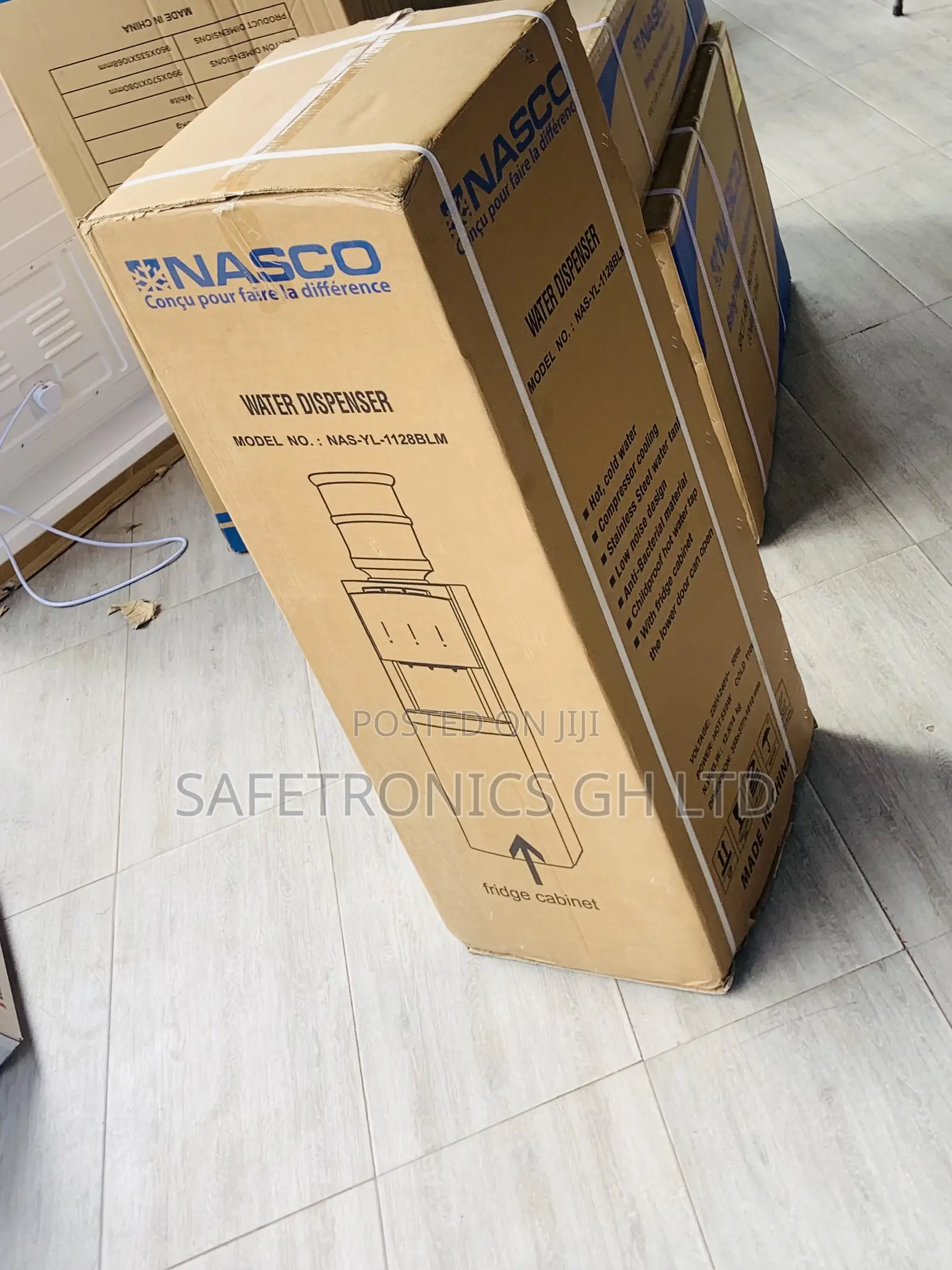 Genuine Fast Nasco Hot/Cold Black Water Dispenser