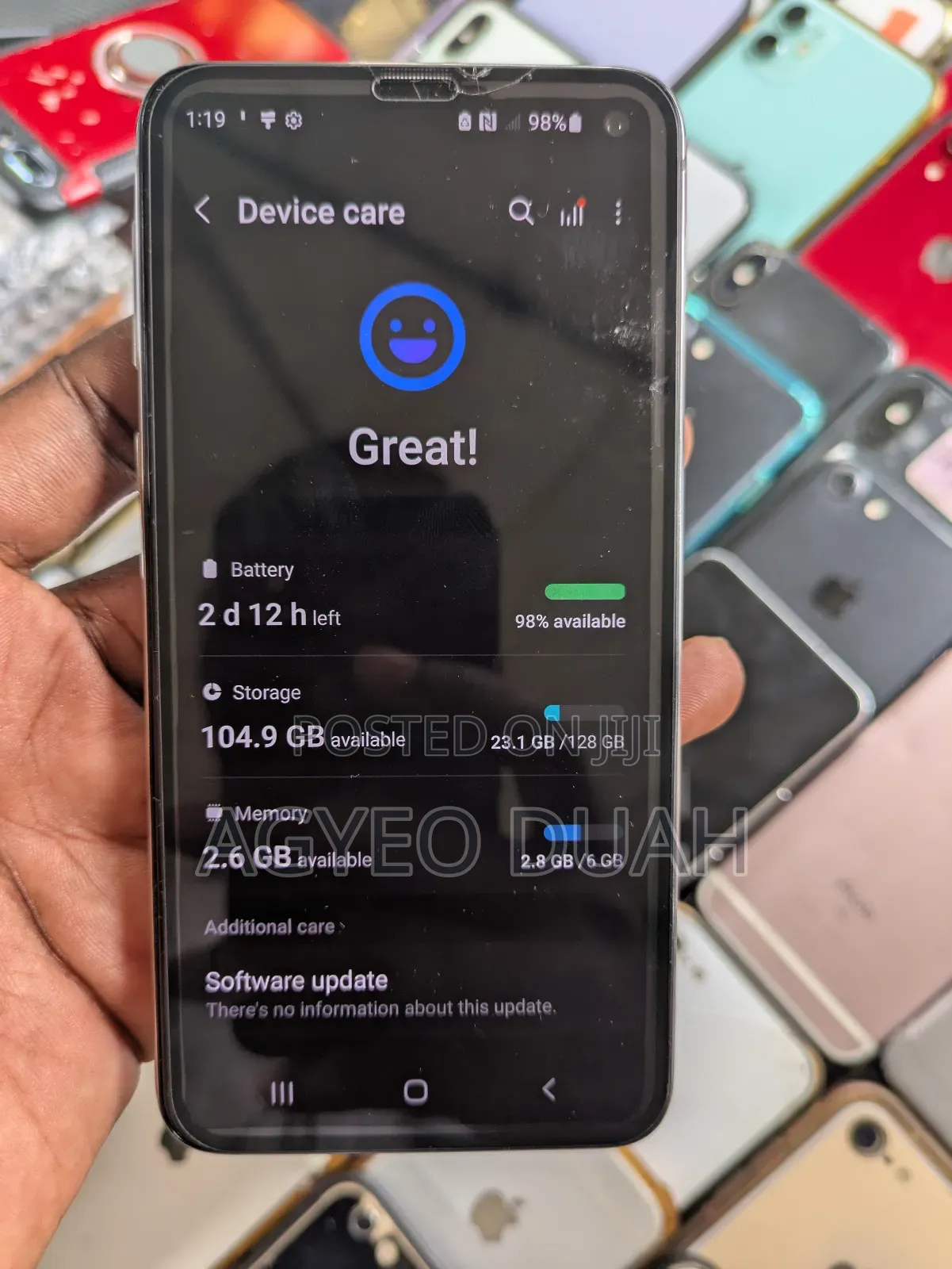 Samsung Galaxy S10e 128 GB White