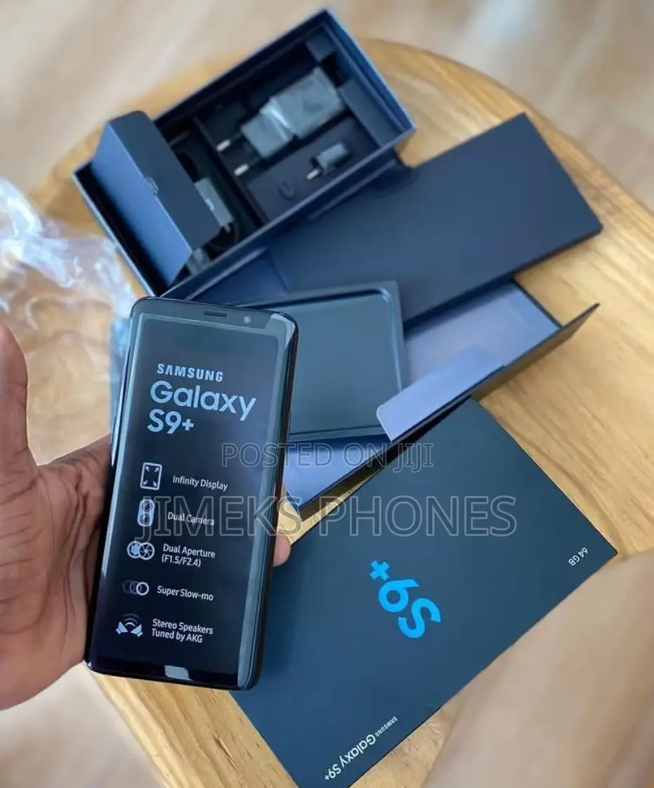 New Samsung Galaxy S9 Plus 64 GB Black