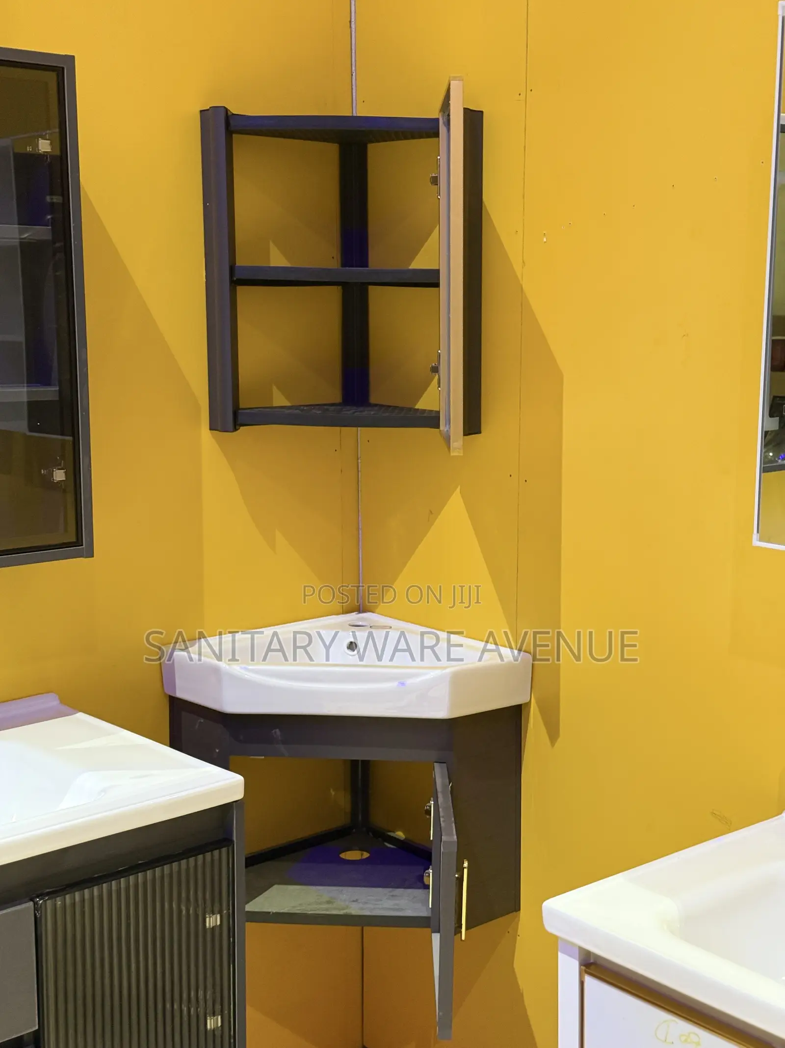 Wall Hung Basin _ Corner Cabinet Basin