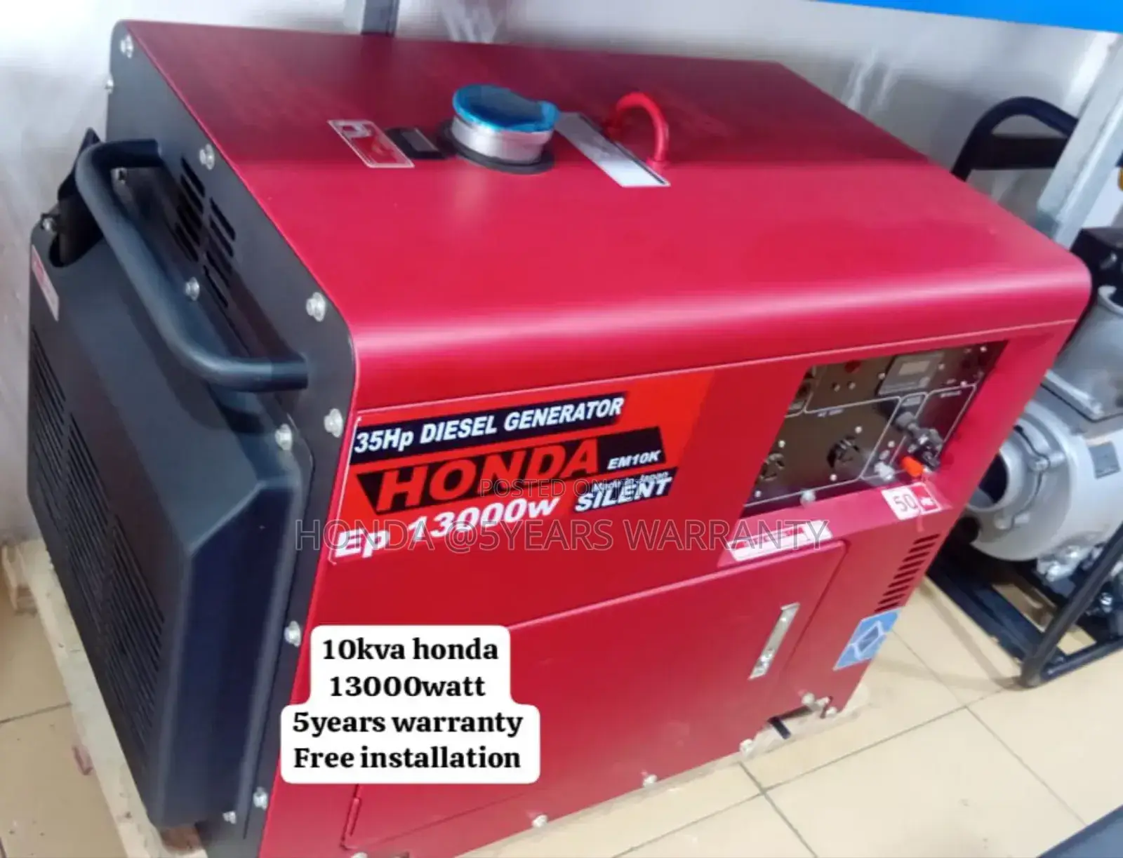 Ecopower Energy Honda Generator 10kva 13000watt Silent 10kva