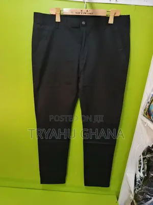 A Black Tommy Hilfiger Khaki Trourser That Looks Good