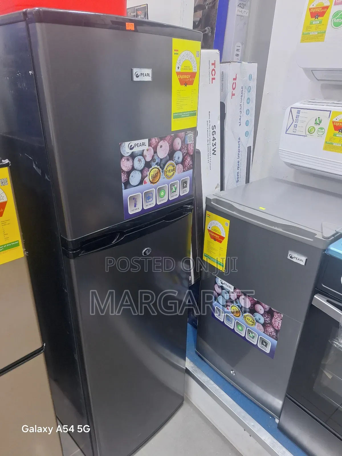 Black Pearl Double Door Fridge