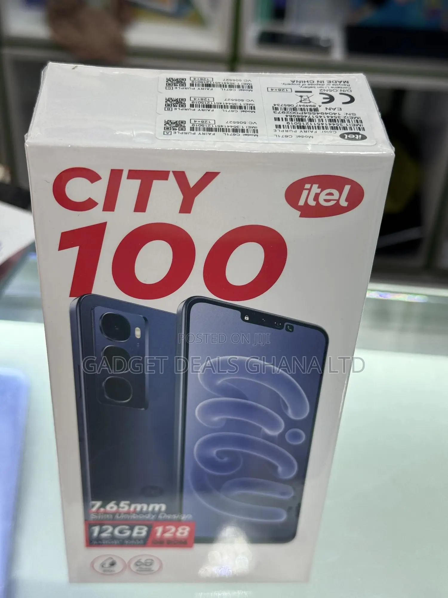New Itel City 100 128 GB Black
