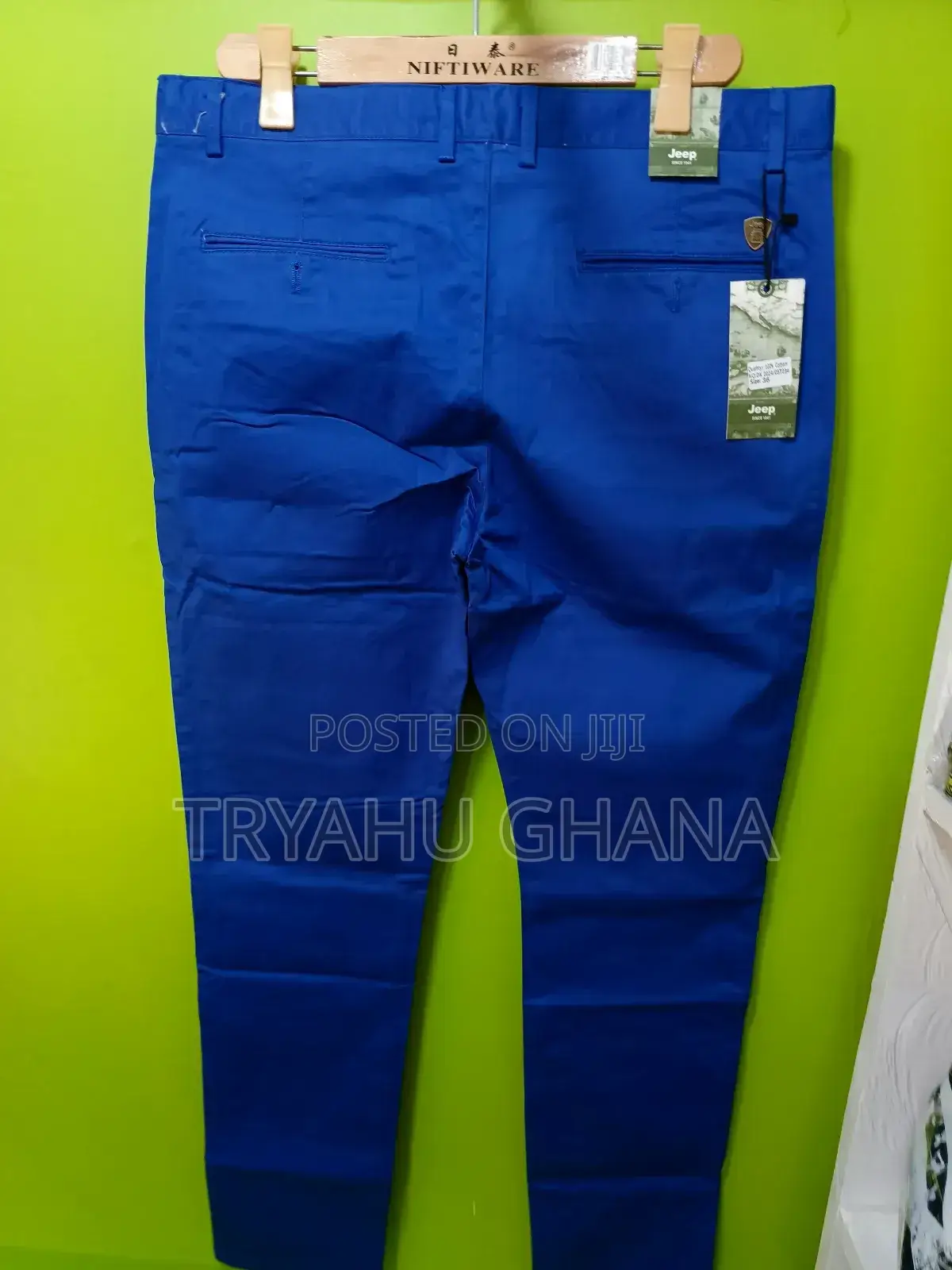 Blue Jeep Khaki Trousers To Upgrade Your Look
