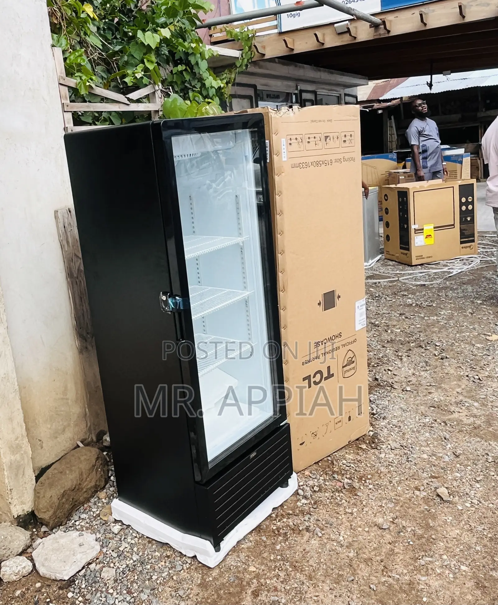 Fast Chilling TCL F215cb 215 Single Door Display Fridge.