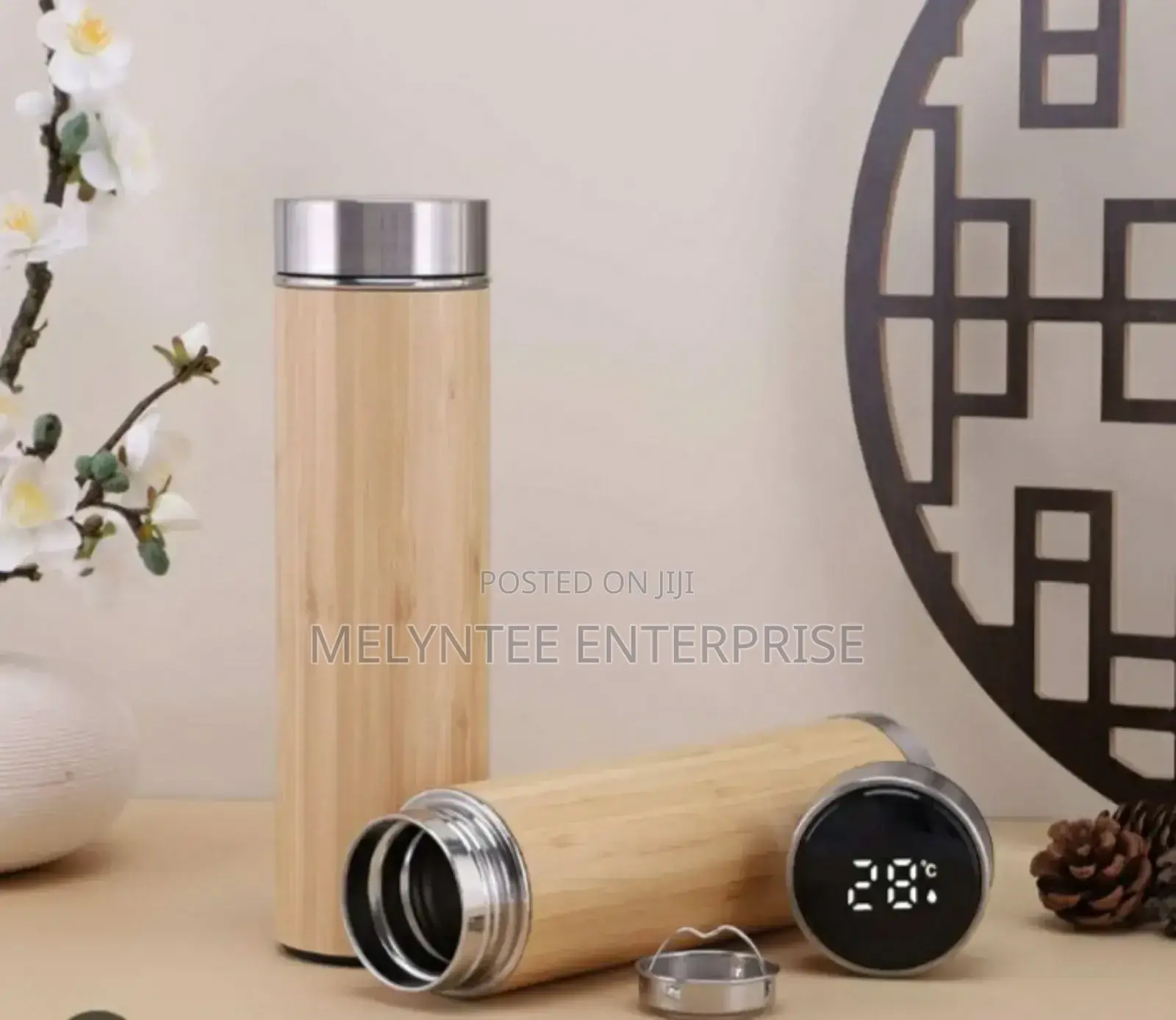Temperature Bamboo Flask Can Be Branded As Souvenirs For All Occasions
