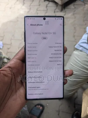 Samsung Galaxy Note 10 Plus 5G 512 GB Black