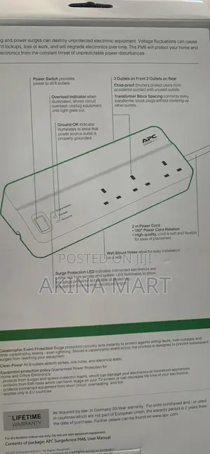 Apc Surge Protector Extension Board