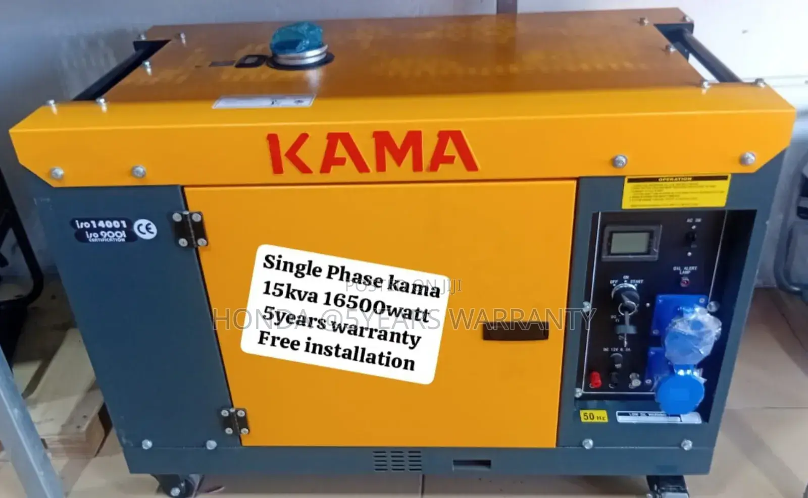 Energy Optimize Solutions 15kva 16500watt Generator Kama