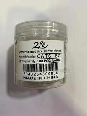 Rj45 Cat6 Pass-Through Network Connectors