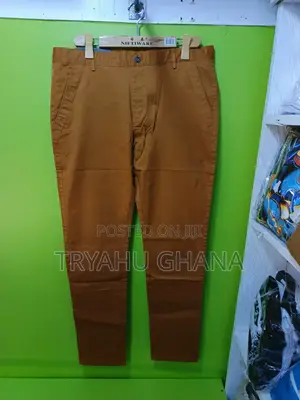 Khaki Trousers To Move Freely