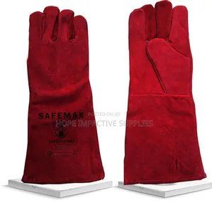 Welding Gloves - Red.