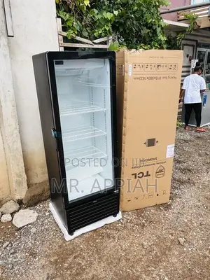 Energy Saving TCL F215cb 215 Litres Display Fridge(Black)