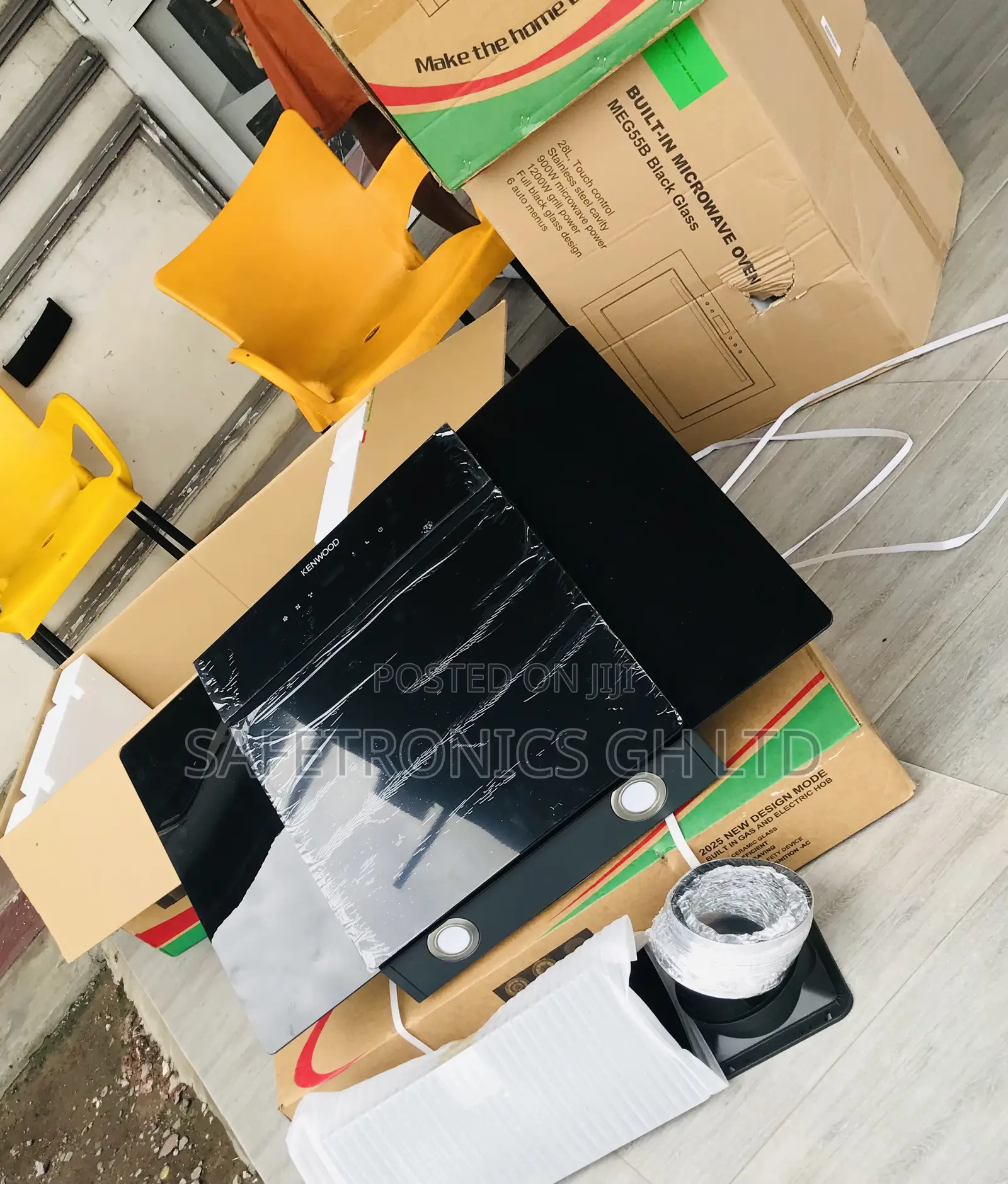 Premium Black Ceramic 90cm Heat Extractor Kenwood