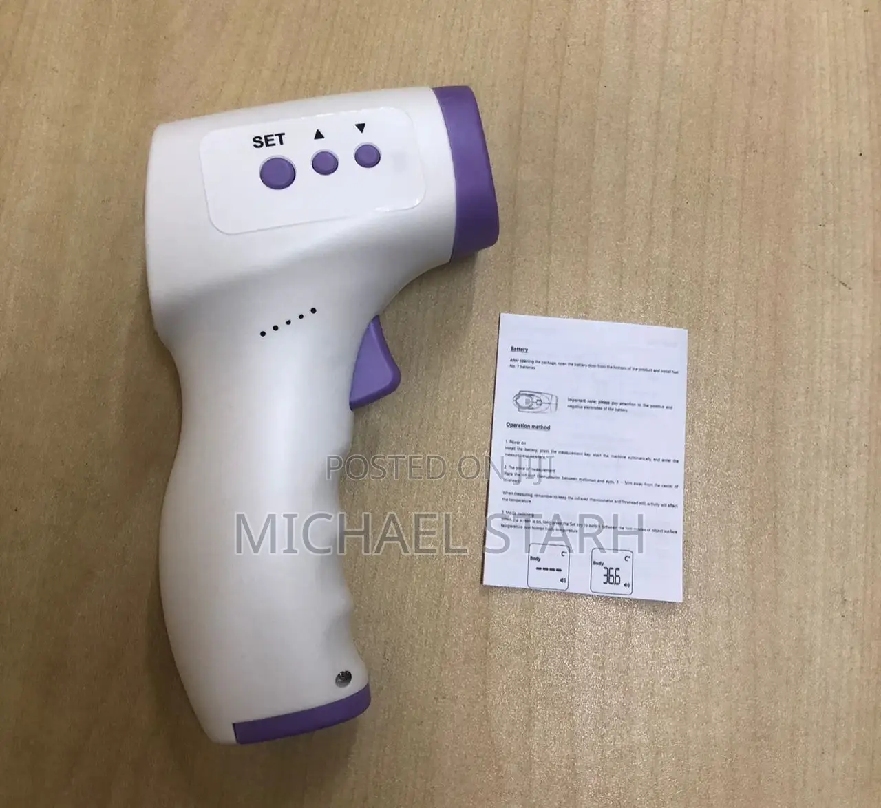 Digital Infrared Thermometer Forehead Non-Contact