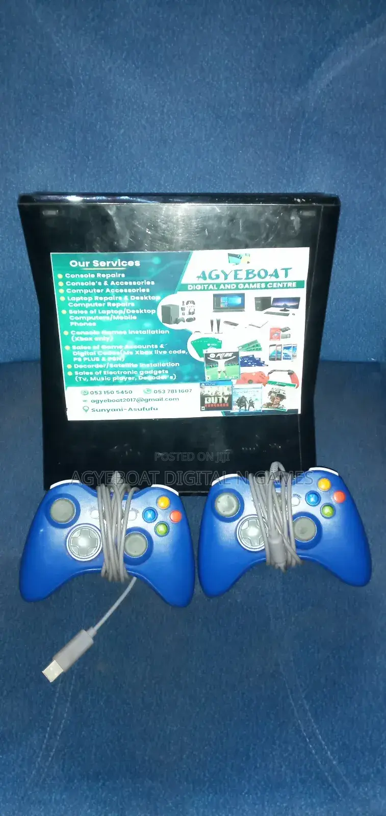 Xbox 360 S With 1 Controllers