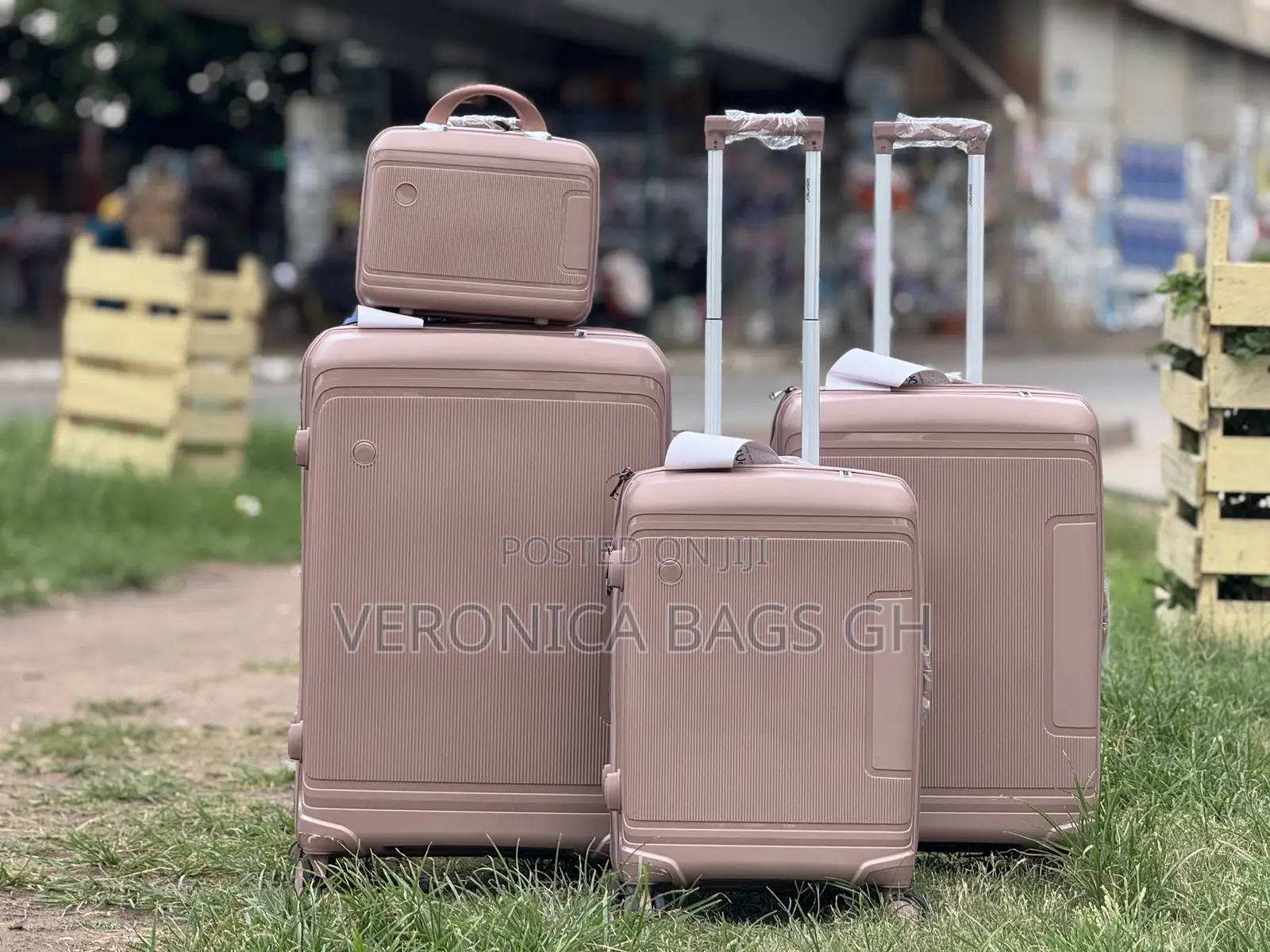 Large Capacity Valise Smart Travel Trolley Suitcase Four Set