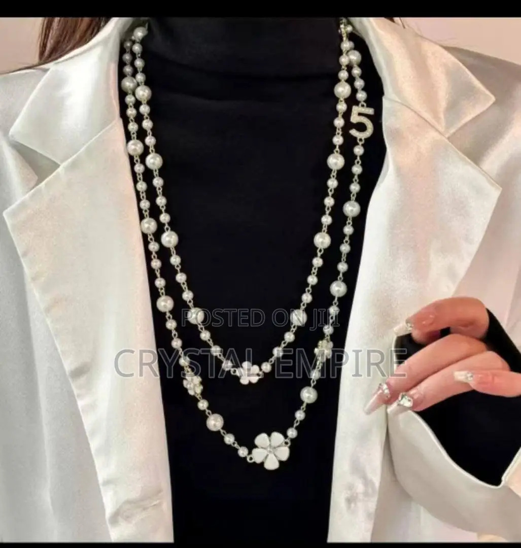 Long Pearl Necklace