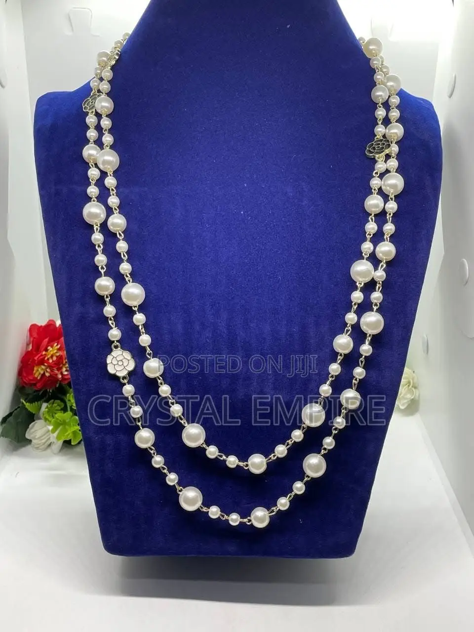 Long Pearl Necklace