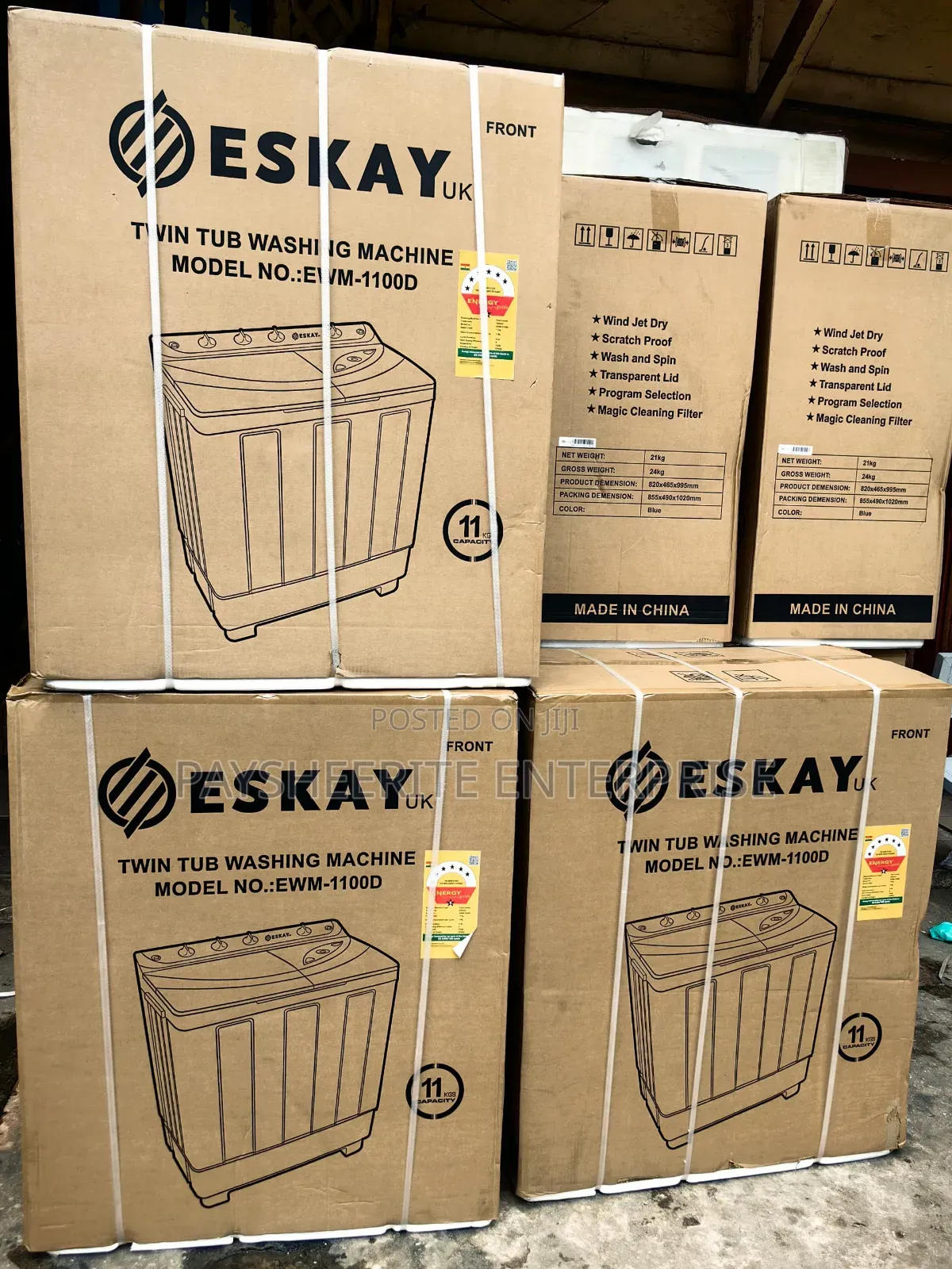 *Eskay* Semi Automatic Washing Machine
Size 11kg