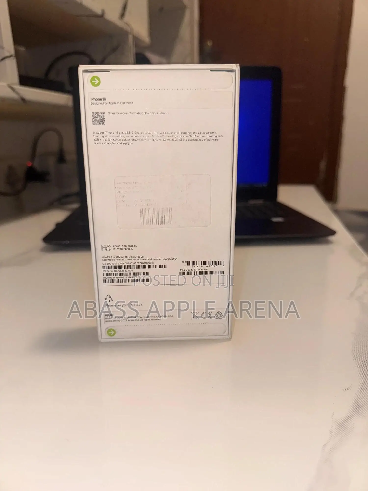 New Apple iPhone 16 128 GB Pink