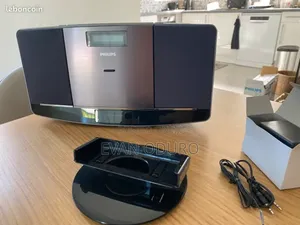 Philips Music Speaker System Cd Usb iPod Aux Fm Radio