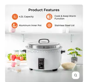 Geepas 4.2l Stainless Steel Electric Non Stick Rice Cooker